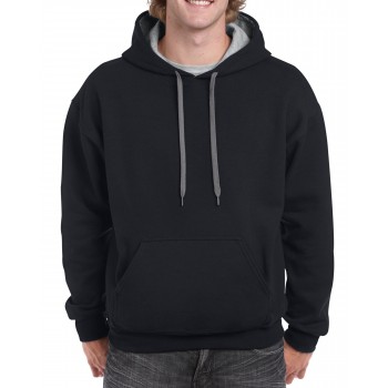 Gildan Heavy Blend Adult Contrast Hooded Sweatshirt