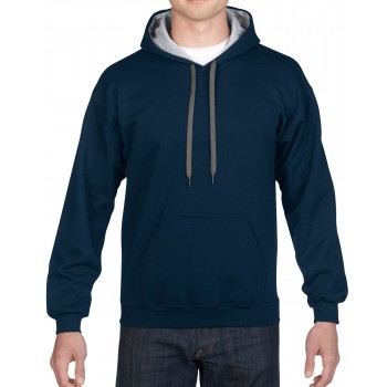 Gildan contrast hoodie top