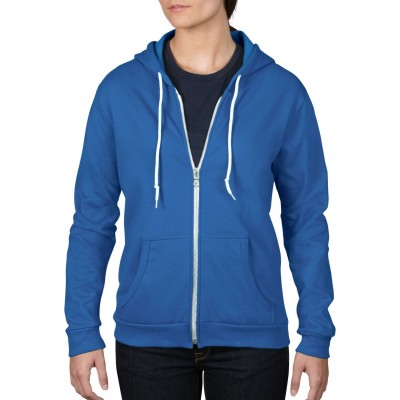 Anvil Ladies Combed Ring Spun Fashion Zip Hoodie